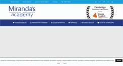 Desktop Screenshot of mirandasacademy.com